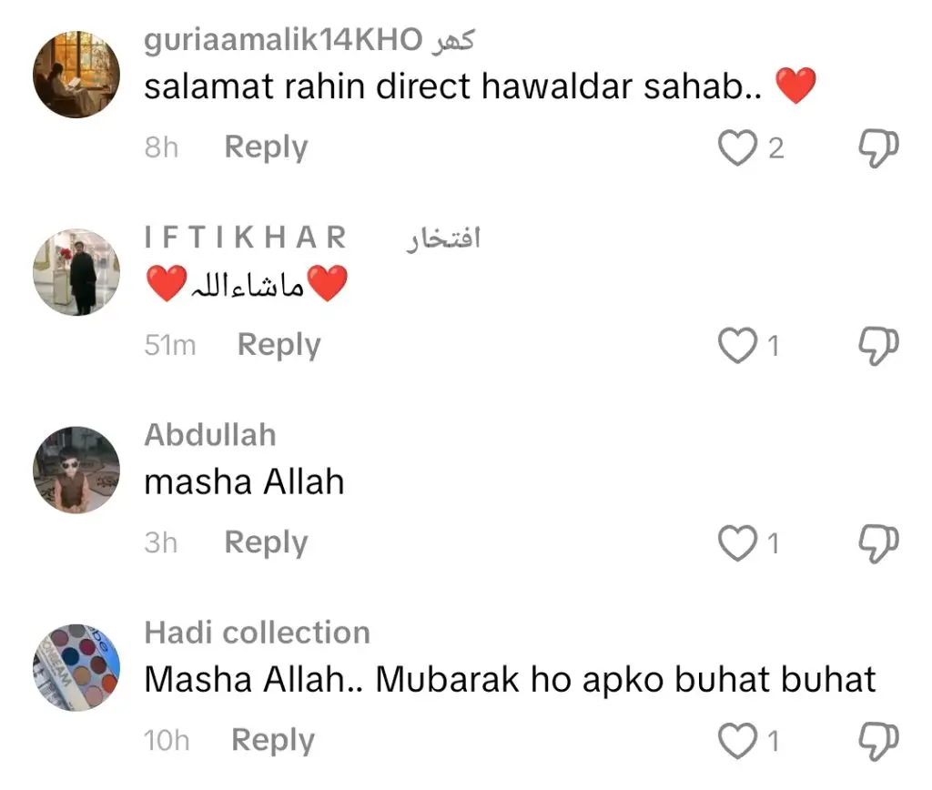 گرینڈ بیٹی کی پیدائش پر عرفان کھوسات کا خوبصورت پیغام