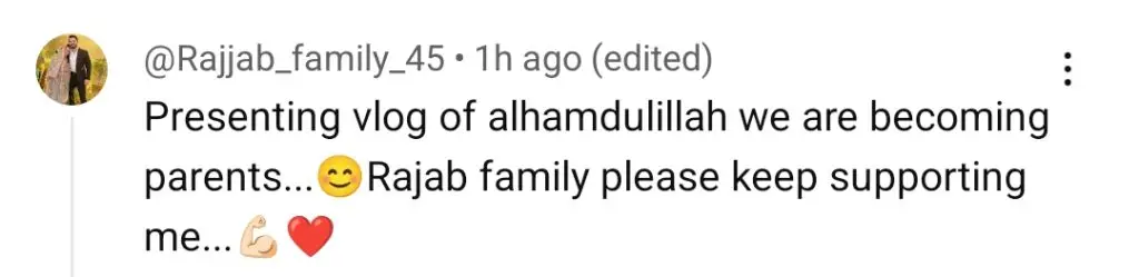 ایمن راجاب بٹ ولوگس پر واپس آئے - اچھی خبروں کا اشتراک