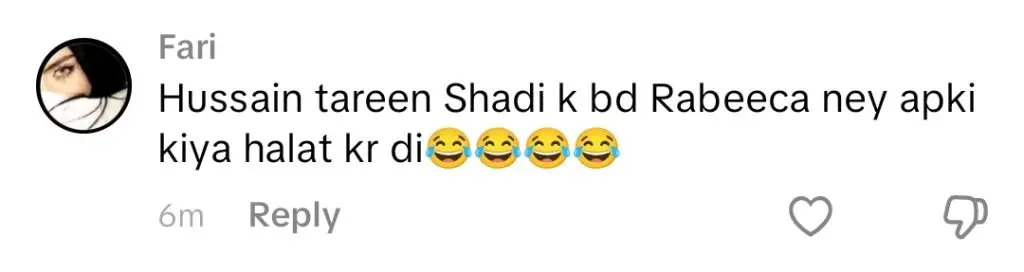 حسین ٹیرین کی مضحکہ خیز ریل کو بڑے پیمانے پر رد عمل ملا