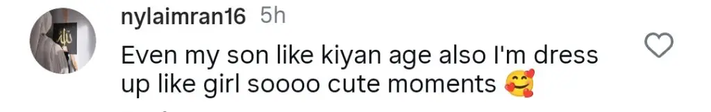 انیا حمزہ علی نے بھتیجا کو لڑکی کے لباس میں ڈالتے ہوئے تقسیم کیا