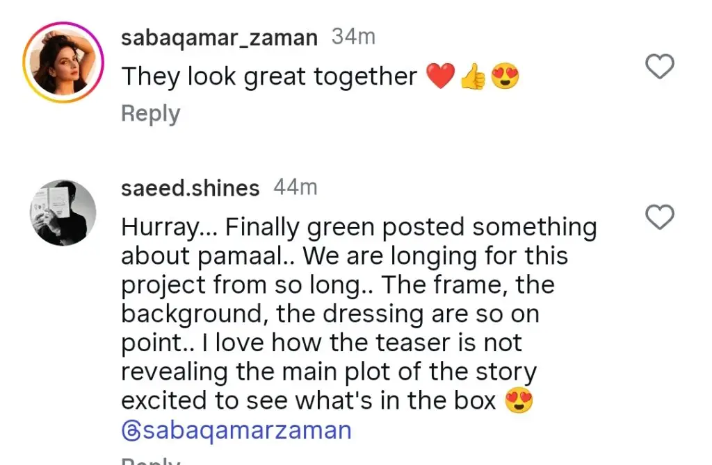 صبا قمر اور عثمان مختار کا ڈرامہ پامال ٹیزر