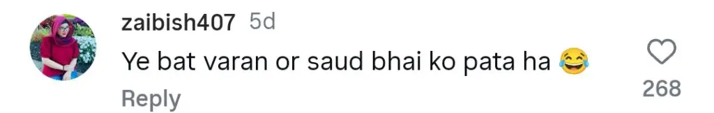 ورون دھون کے سعود کے اسٹار کی حیثیت پر رد عمل پر جاوریا سعود