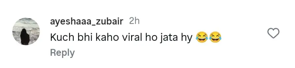 مہیرا خان نے اس کے لئے وائرل ٹکٹوکر شہزادی کی ویڈیو دوبارہ بنائی