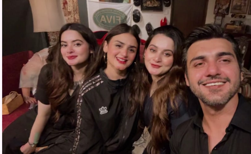 احسن محسن اکرام اور مائنل خان نے اپنی سالگرہ منائی