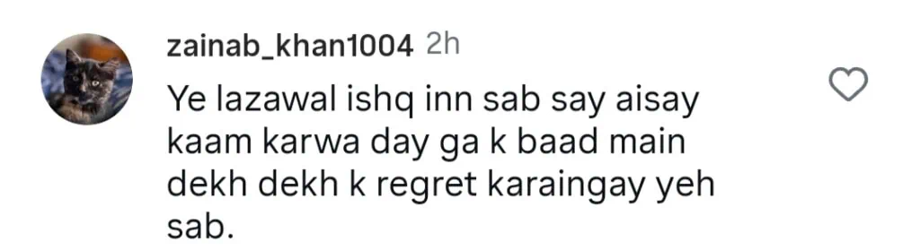 لازول عشق کی دلیری پن نے غم و غصے کو جنم دیا
