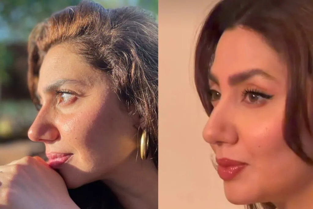 مہیرا خان کی ابرو لفٹ اور فلرز نے بحث کی مہیرا خان کی ابرو لفٹ اور فلرز نے بحث کی