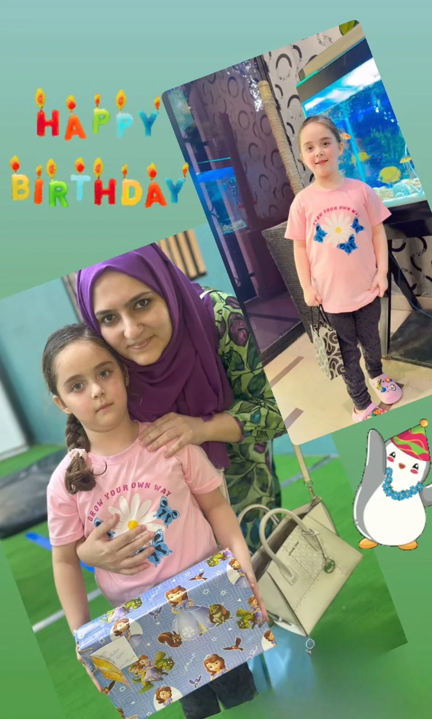 جگگن کاظیم بیٹی نور بنو کی 5 ویں سالگرہ