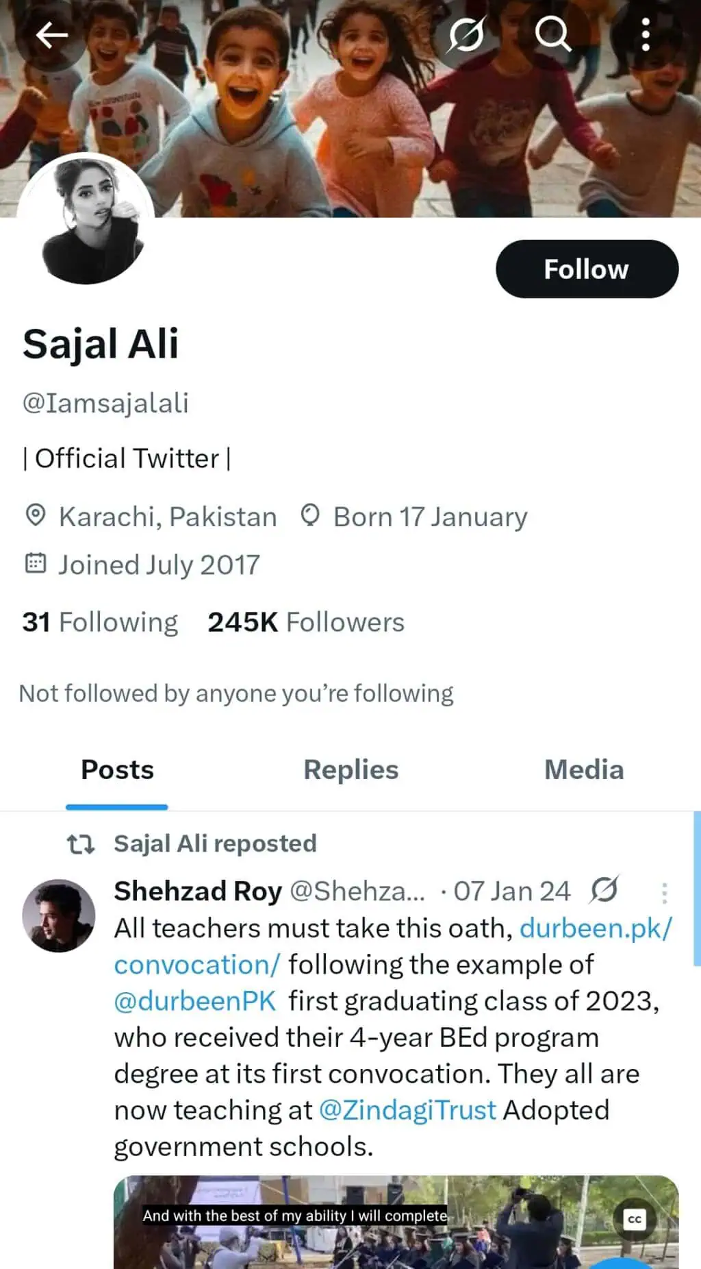ساجل الی نے احد رضا میر کے بعد ایکس اسپرکس بحث مباحثے پر