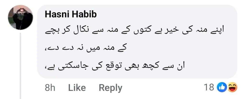 شگوفٹا اجز کی بیٹی حیا کو شدید تنقید کا سامنا کرنا پڑا