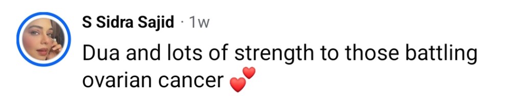 انجلین ملک نے اپنے کینسر کی علامات شیئر کیں