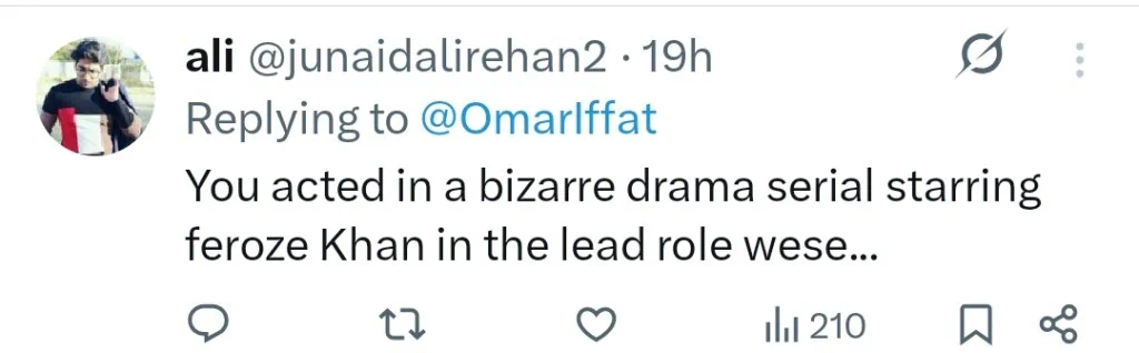 اففت عمر نے ٹیم کے مین مانٹو ناہی ہون پر تنقید کی