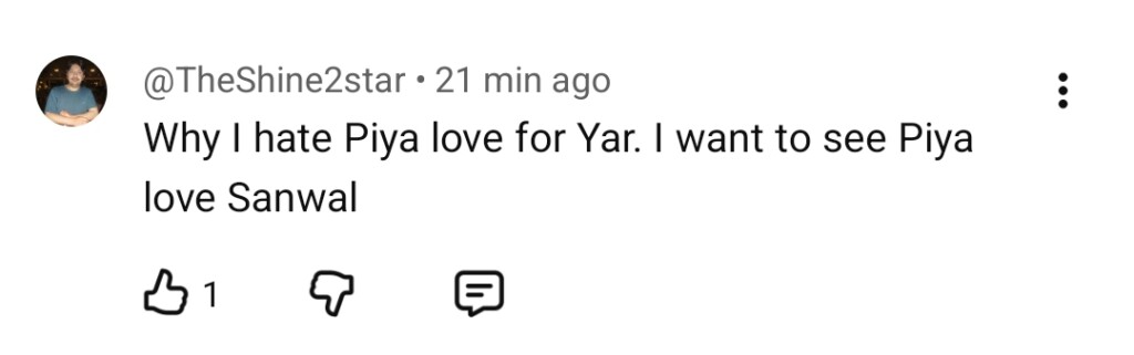 سانوال یار پیا قسط 14 - شائقین پائیا اور سانوال کی خوش کن اختتام چاہتے ہیں سانوال یار پیا قسط 14 - شائقین پائیا اور سانوال کی خوش کن اختتام چاہتے ہیں