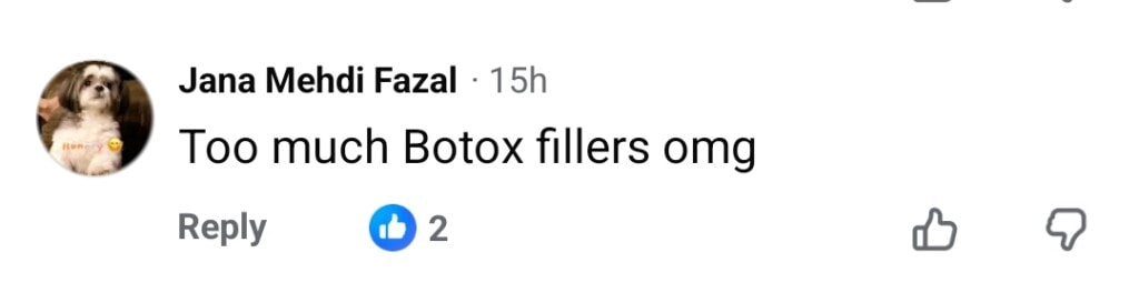 دبئی میں مقیم ڈاکٹر نے پامال میں صبا قمر کے بوٹوکس رونے کا تجزیہ کیا