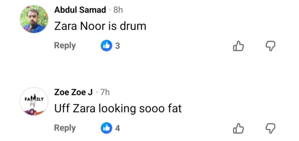 تازہ ترین ڈرامہ اسپرکس مباحثے میں زارا نور عباس کی بیمار فٹ اور بری طرح سے تیار کردہ تنظیموں