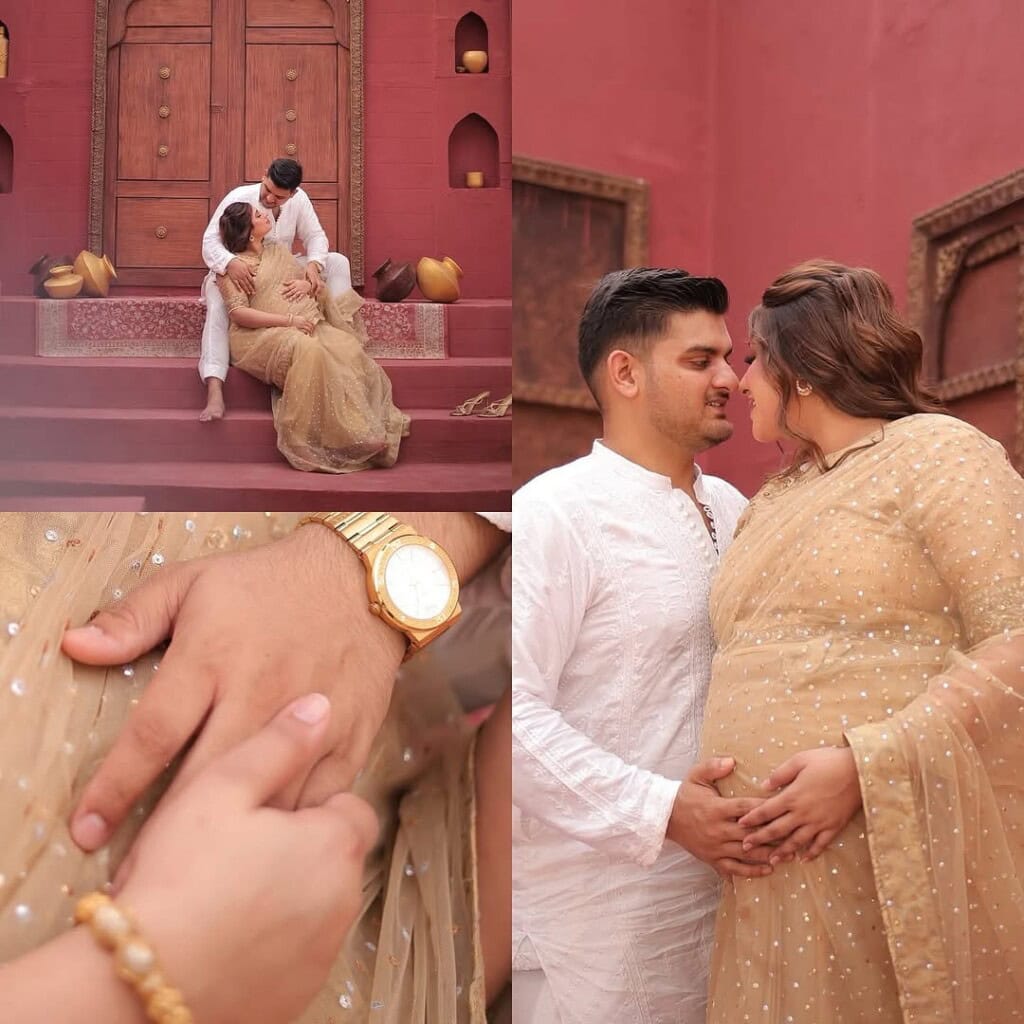 ایمن خان اور منل خان بھائی کی حمل فوٹو شوٹ