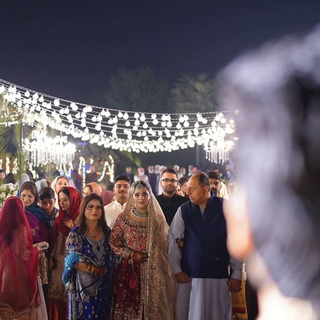ڈائریکٹر امین اقبال بیٹی کی شادی کی تصاویر
