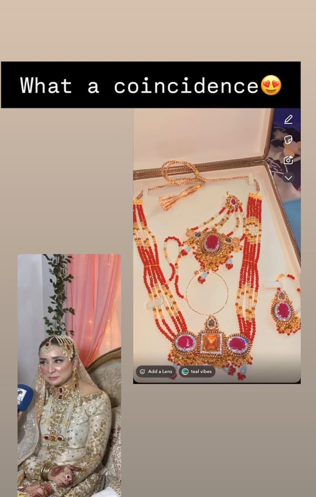 ڈاکٹر نبیہا کی شادی کی نظر مصنوعی زیورات پر مداحوں کو تقسیم کرتی ہے ڈاکٹر نبیہا کی شادی کی نظر مصنوعی زیورات پر مداحوں کو تقسیم کرتی ہے