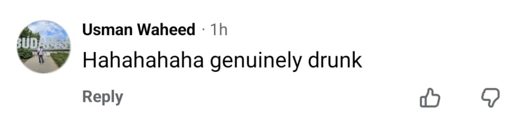 مومر رانا کی نشے میں تقریر کو ردعمل کا سامنا کرنا پڑتا ہے