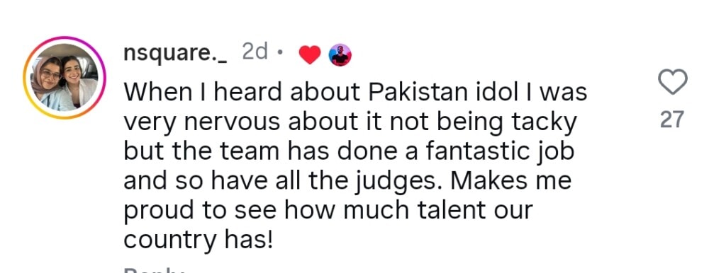 فواد خان پاکستان آئیڈل کے بارے میں فیصلہ کرنے کے بارے میں کھلتے ہیں