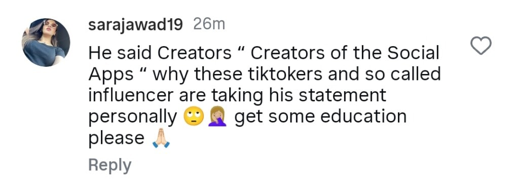 زاہد احمد نے مواد تخلیق کاروں کے خلاف وائرل بیان کا رخ کیا زاہد احمد نے مواد تخلیق کاروں کے خلاف وائرل بیان کا رخ کیا