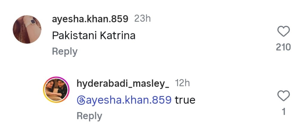 سانوال یار پیا میں سدرا نیازی کی شکل کترینہ کیف سے موازنہ کرتی ہے