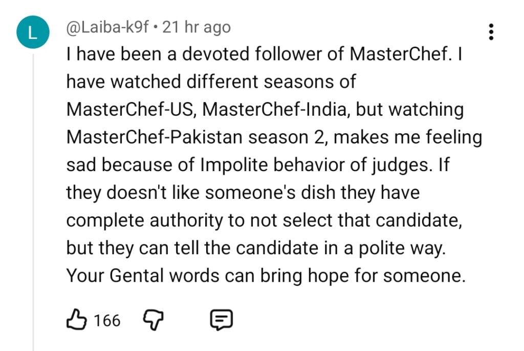 ماسٹر شیف ججوں کو بدتمیز سلوک کے لئے ردعمل کا سامنا کرنا پڑتا ہے