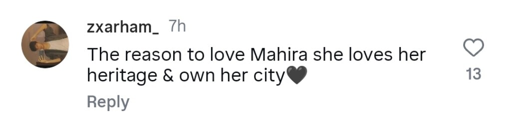 مہیرا خان نے صبا قمر کے کراچی کے بیان کا جواب دیا