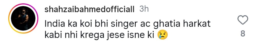 ہندوستانی پرچم لہرانے کے بعد طلہ انجم کو مداحوں کے غضب کا سامنا کرنا پڑتا ہے