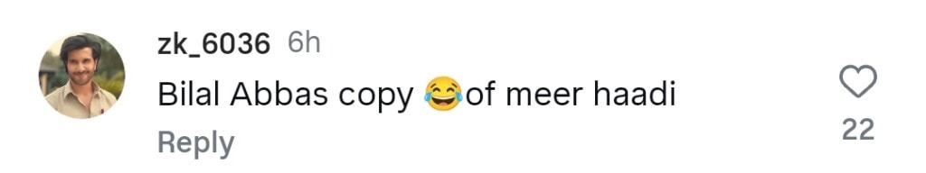 ناظرین نے میری زندہگی ہا ٹو کے کامیار کا موازنہ خانی کے میر ہادی کے ساتھ کیا