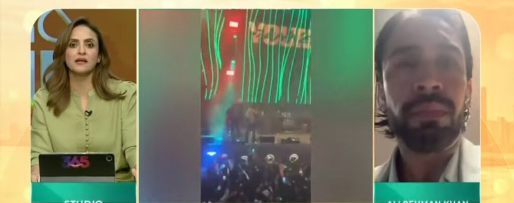 نادیہ خان اور علی رحمان پر تالھا انجم پر حالیہ ہندوستانی پرچم تنازعہ