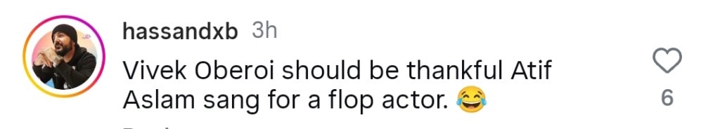 ویویک اوبروئی نے ٹیری لیے سے اتف اسلم کے کریڈٹ کو ہٹانے کے لئے ٹرول کیا