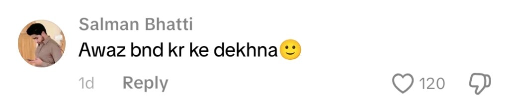 ریحام رافیق نے چکنی چیمیلی پر مزاحیہ رقص کی چالوں کے لئے ٹرول کیا