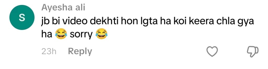 ریحام رافیق نے چکنی چیمیلی پر مزاحیہ رقص کی چالوں کے لئے ٹرول کیا