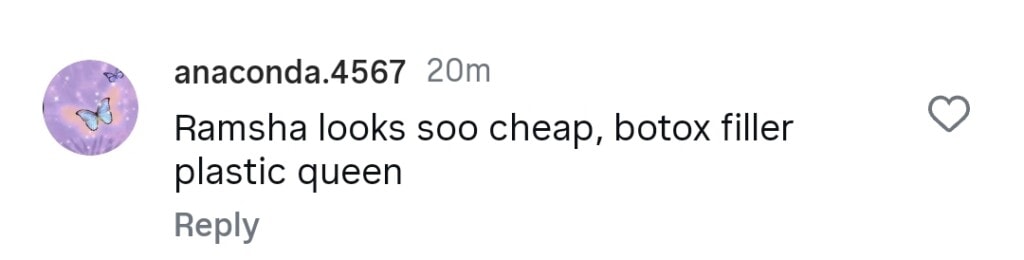 رامشا خان کی پرانی کلپ اس کے کاسمیٹک طریقہ کار کو اجاگر کرتی ہے