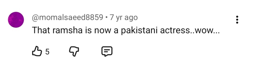 رامشا خان کی پرانی کلپ اس کے کاسمیٹک طریقہ کار کو اجاگر کرتی ہے