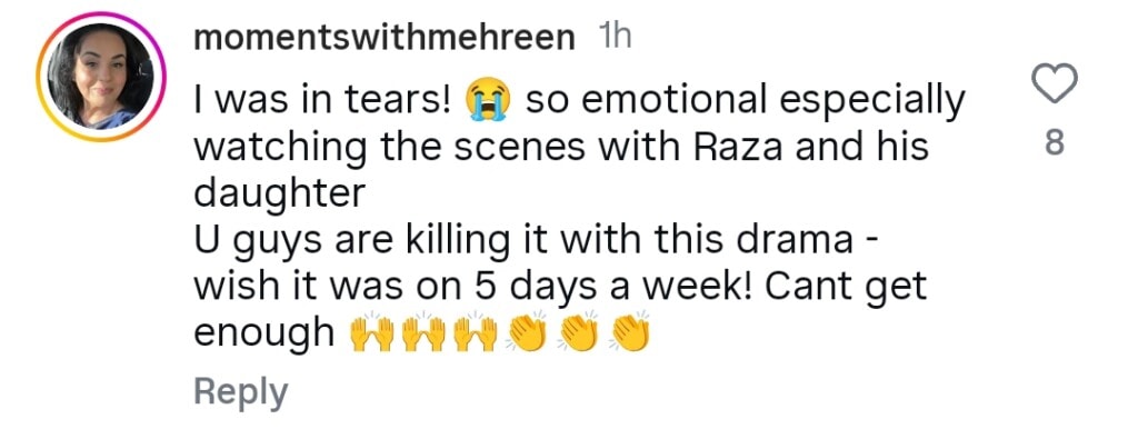 عام طور پر عثمان مختار کی کارکردگی نے ناظرین کو متاثر کیا