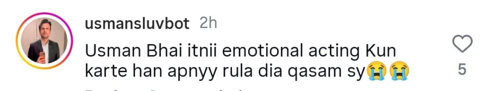 عام طور پر عثمان مختار کی کارکردگی نے ناظرین کو متاثر کیا