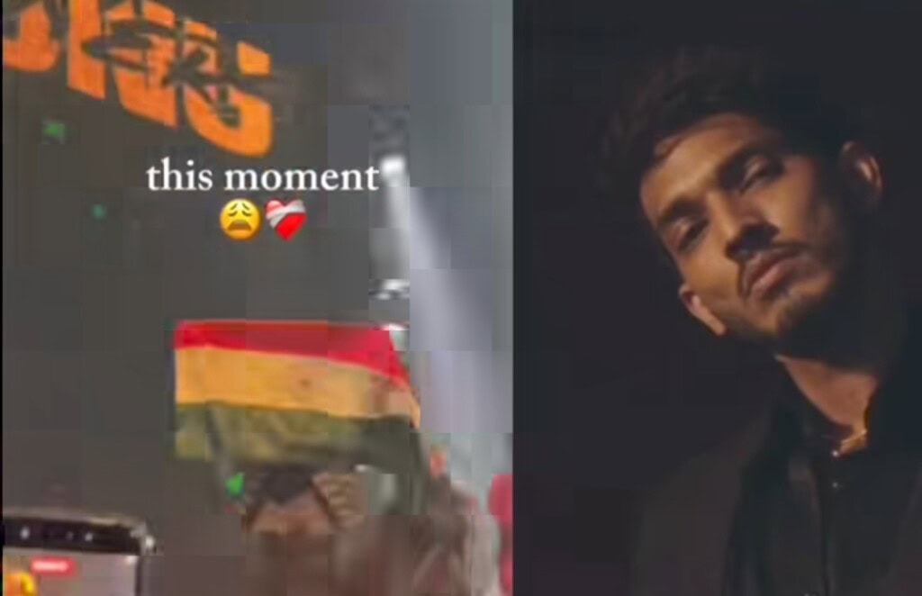 ہندوستانی پرچم لہرانے کے بعد طلہ انجم کو مداحوں کے غضب کا سامنا کرنا پڑتا ہے