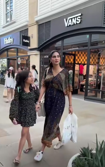 فیزا علی نے بیٹی کے اوفٹ کے لئے آگ لگائی