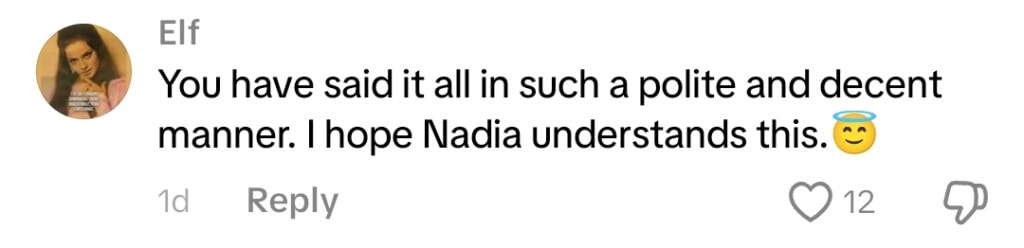 نادیہ خان کے خاتمے پر نتاشا بیگ کا مقابلہ