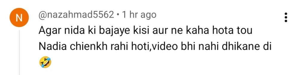 حالیہ تنازعہ کے درمیان نادیہ خان کا نڈا یاسیر کو مخلصانہ مشورہ حالیہ تنازعہ کے درمیان نادیہ خان کا نڈا یاسیر کو مخلصانہ مشورہ