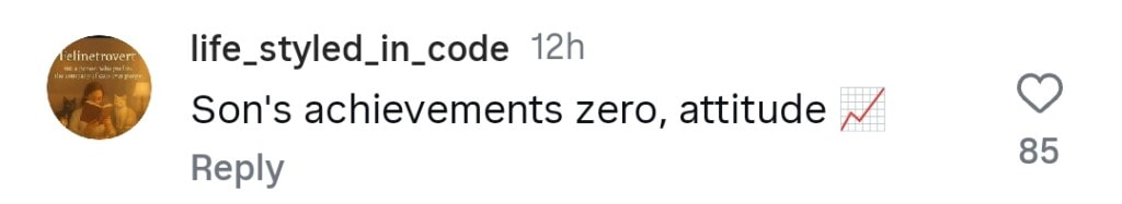 ایل ایس اے میں نڈا یاسیر کی ظاہری شکل بیٹے کے ساتھ ملتی ہے