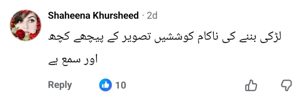 بشریٰ انصاری کو اوور دی ٹاپ ٹین ایج حرکات پر تنقید کا نشانہ بنایا گیا۔