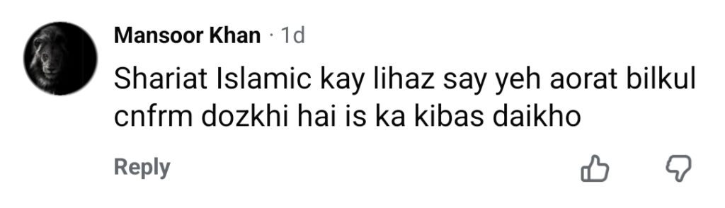 بشریٰ انصاری کو اوور دی ٹاپ ٹین ایج حرکات پر تنقید کا نشانہ بنایا گیا۔