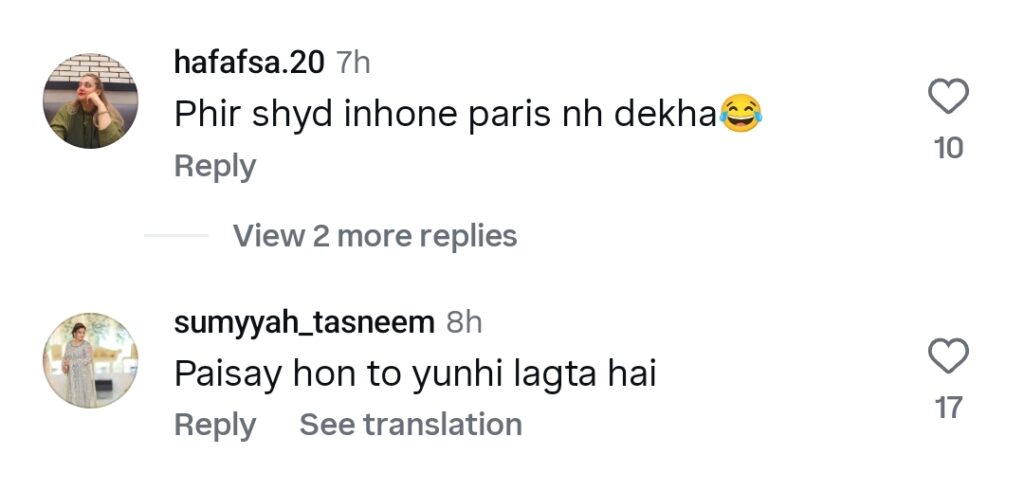 کراچی کا پیرس سے موازنہ کرنے پر شرمیلا فاروقی کو شدید ردعمل کا سامنا کرنا پڑا