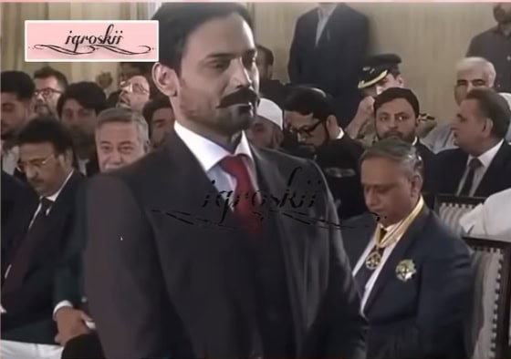 زاہد احمد، فضیلہ قاضی اور شاہد آفریدی صدارتی ایوارڈ حاصل کر رہے ہیں۔