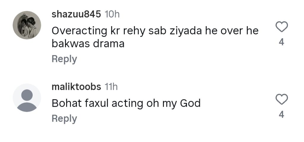 علیزے شاہ کے ڈرامے ’خوب میرے‘ کے مناظر اور اداکاری پر تنقید