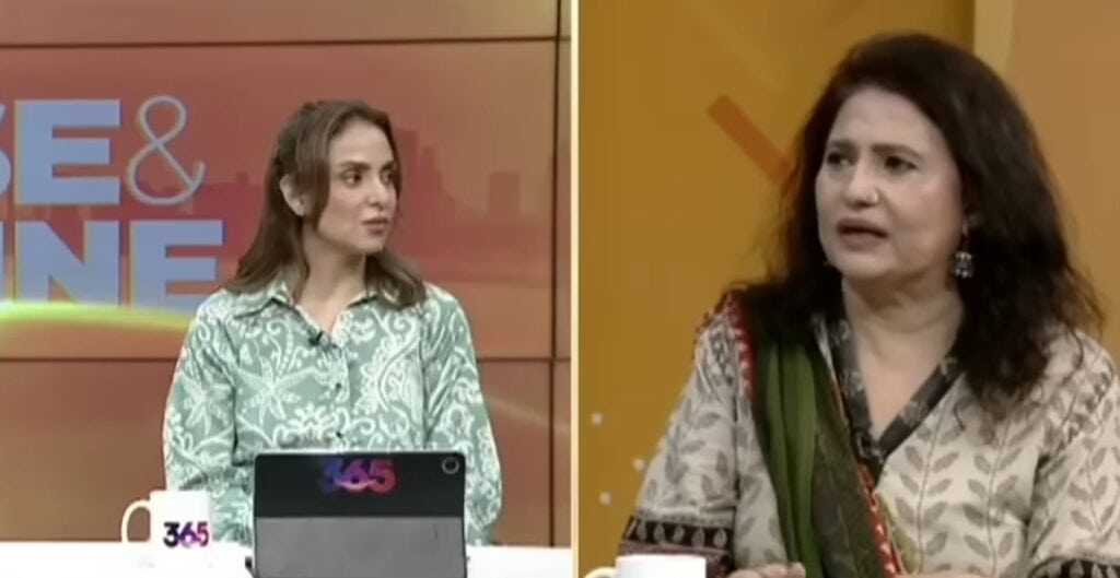 شائستہ جبین نے فردوس جمال کو ان کی خواتین مخالف ذہنیت پر تنقید کا نشانہ بنایا