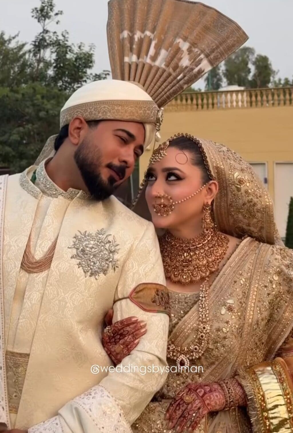 مومنہ اقبال اور حمزہ حبیب کا نکاح فوٹو شوٹ