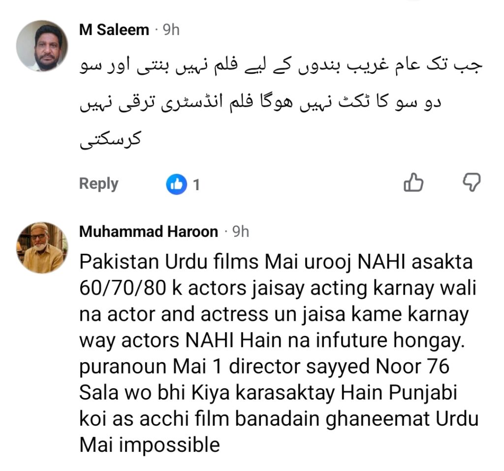 نوجوان اداکاروں کے طنز پر بابرہ شریف کو ملے جلے ردعمل کا سامنا ہے۔